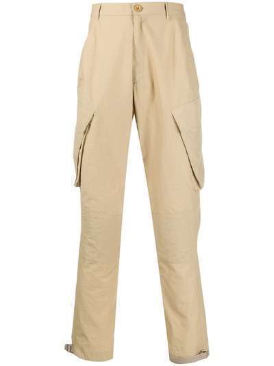 Givenchy брюки прямого кроя с накладными карманами