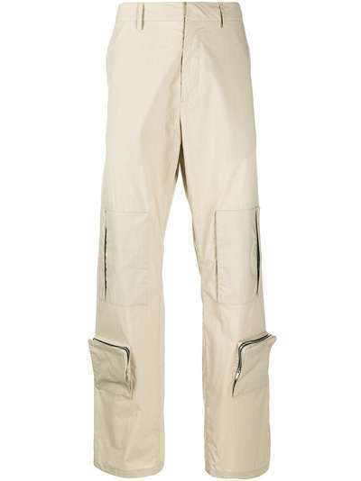 Marcelo Burlon County of Milan прямые брюки с карманами