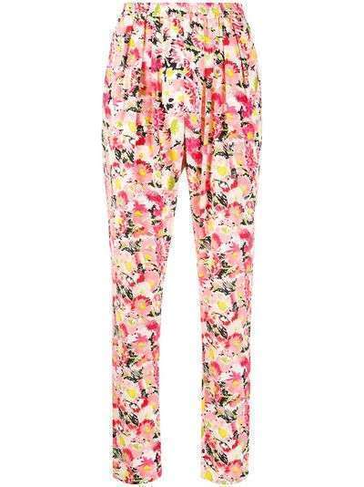 Stella McCartney брюки с цветочным принтом
