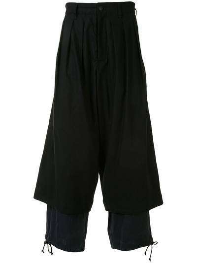 Yohji Yamamoto многослойные брюки