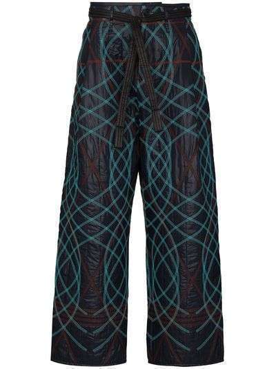 Craig Green брюки с геометричной вышивкой