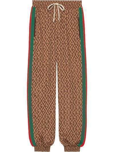 Gucci спортивные брюки с узором G Rhombus
