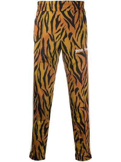 Palm Angels спортивные брюки с тигровым принтом