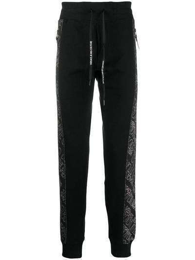 Versace Jeans Couture спортивные брюки со вставками и логотипом