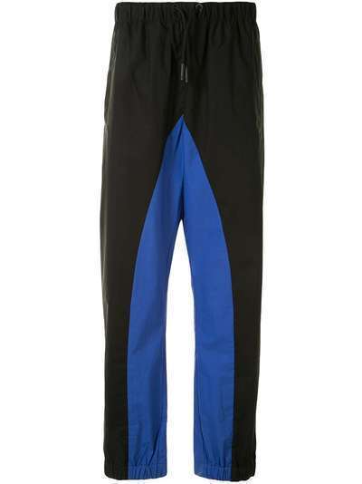 Marcelo Burlon County of Milan двухцветные спортивные брюки