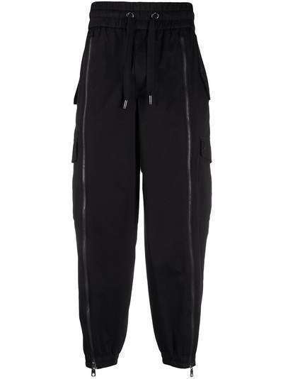 Dolce & Gabbana зауженные спортивные брюки на молнии