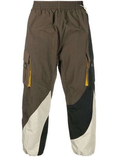 Li-Ning спортивные брюки в стиле колор-блок