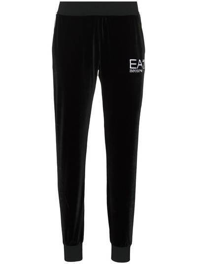 Ea7 Emporio Armani спортивные брюки с нашивкой-логотипом