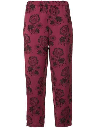 Marni брюки с цветочным узором
