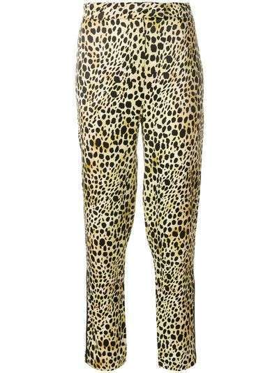 De La Vali укороченные брюки с леопардовым принтом