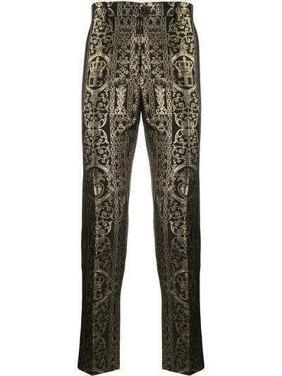Dolce & Gabbana укороченные брюки строгого кроя