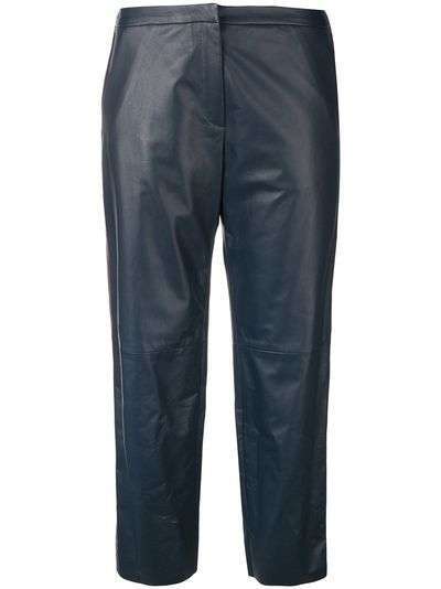 Drome side band leather trousers