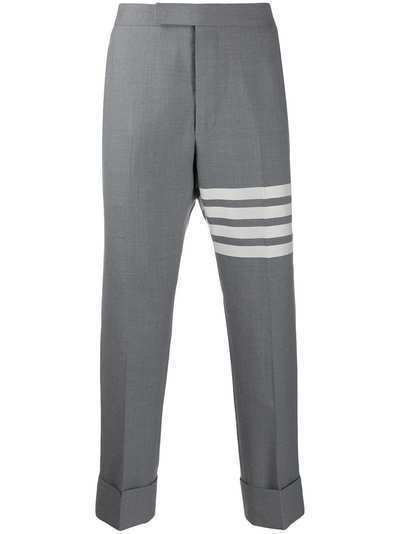 Thom Browne брюки с полосками 4-Bar