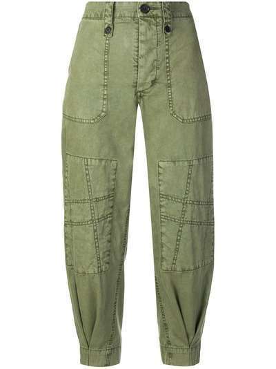 Zadig&Voltaire брюки в стиле милитари