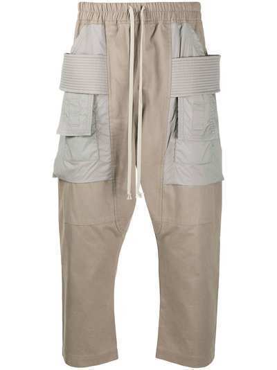 Rick Owens DRKSHDW укороченные брюки с контрастными карманами