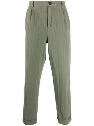 Brunello Cucinelli укороченные брюки со складками