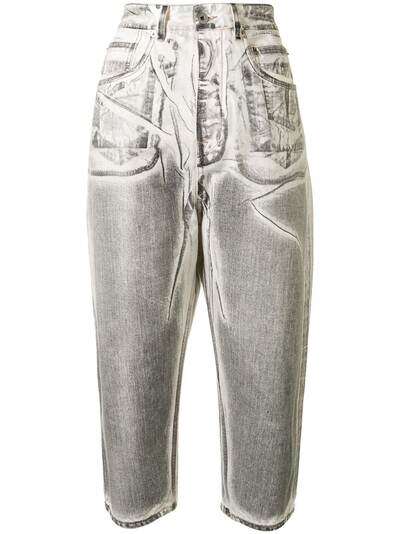 Rick Owens DRKSHDW укороченные джинсы средней посадки