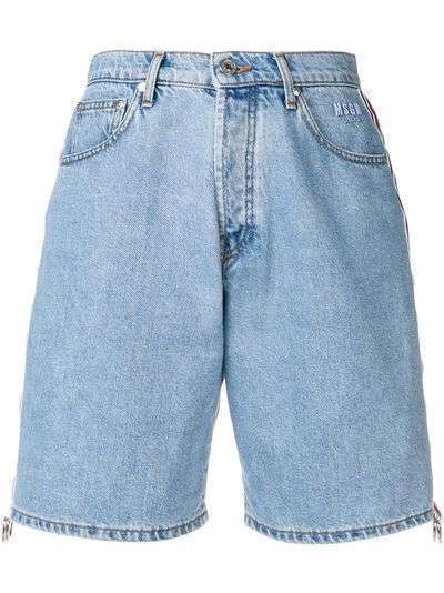 MSGM джинсовые шорты
