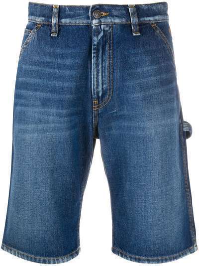 MSGM джинсовые шорты с карманами