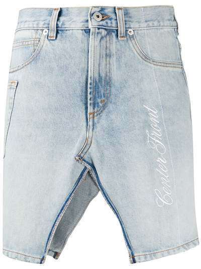 Heron Preston джинсовая юбка с разрезами