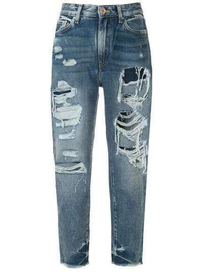 Armani Exchange джинсы с прорезями