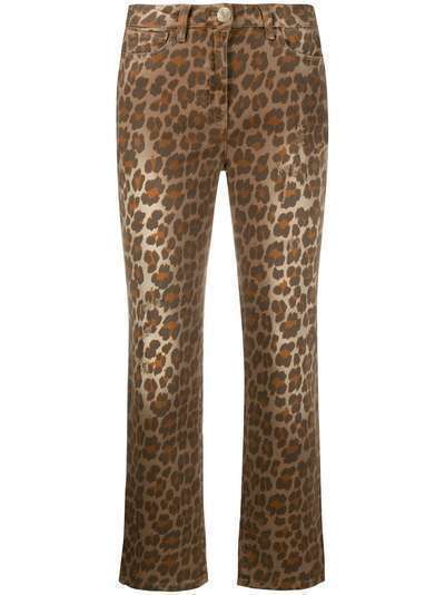 Pinko джинсы с леопардовым принтом