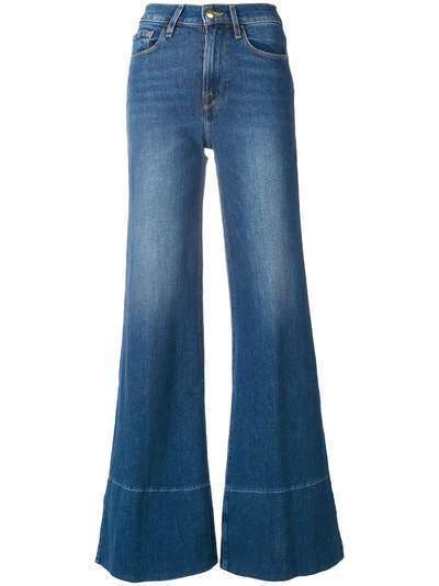 FRAME mid rise flared jeans