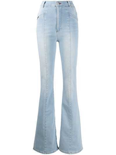 Philipp Plein ковбойские расклешенные джинсы