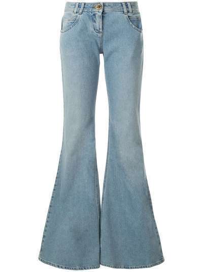 Balmain расклешенные джинсы с заниженной талией