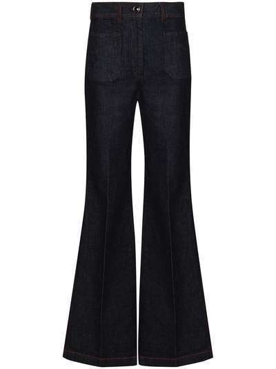 Victoria Beckham расклешенные джинсы широкого кроя