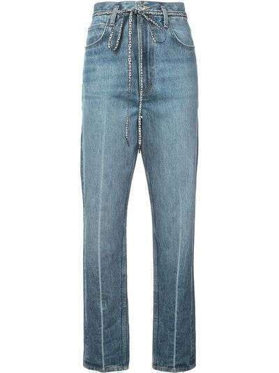 Proenza Schouler White Label укороченные расклешенные джинсы 'PSWL'
