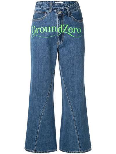 Ground Zero укороченные джинсы с завышенной талией