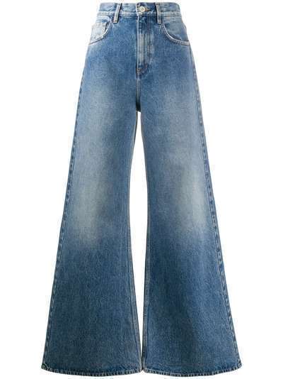 The Attico расклешенные джинсы с завышенной талией