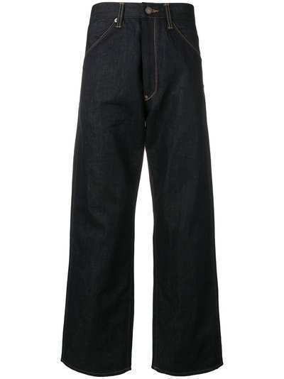Junya Watanabe Man X Levi's джинсы в стиле оверсайз с камуфляжным принтом на карманах