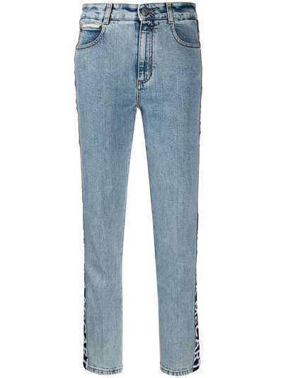 Stella McCartney джинсы с завышенной талией и логотипом