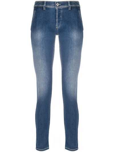 Dondup джинсы скинни с эффектом потертости