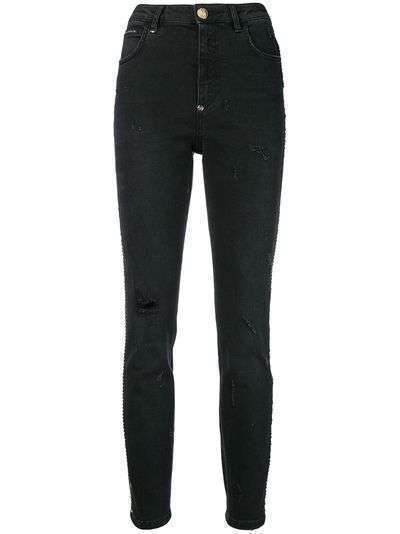 Philipp Plein stud embellished skinny jeans