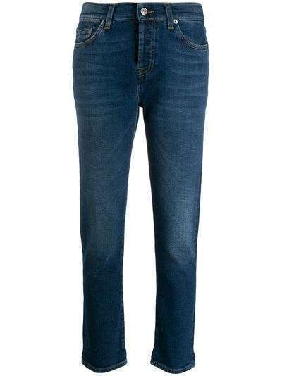 7 For All Mankind укороченные джинсы скинни