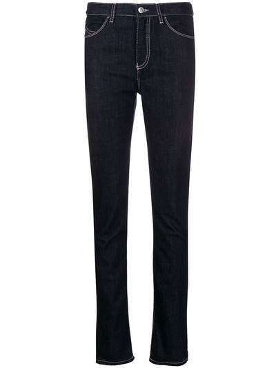 Emporio Armani джинсы скинни с контрастной строчкой