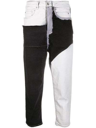 Rick Owens DRKSHDW джинсы в стиле колор-блок