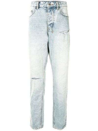 Ksubi зауженные джинсы с прорезями