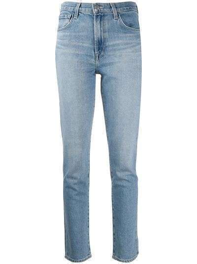 J Brand узкие джинсы с завышенной талией