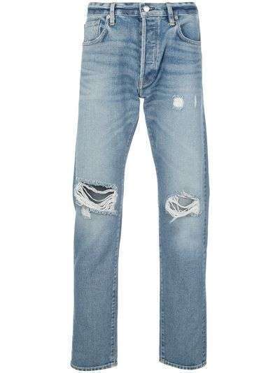 Simon Miller зауженные джинсы средней посадки с прорезями