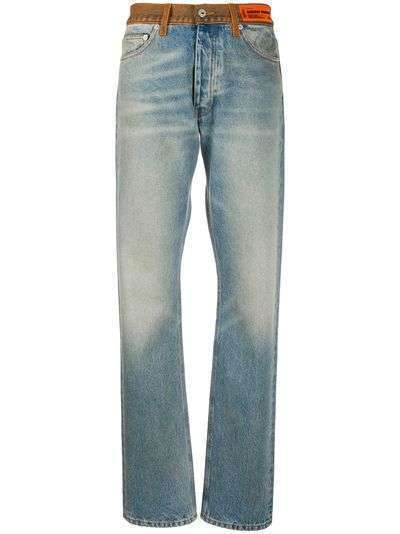 Heron Preston прямые джинсы с завышенной талией