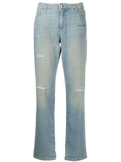 Emporio Armani прямые джинсы с логотипом