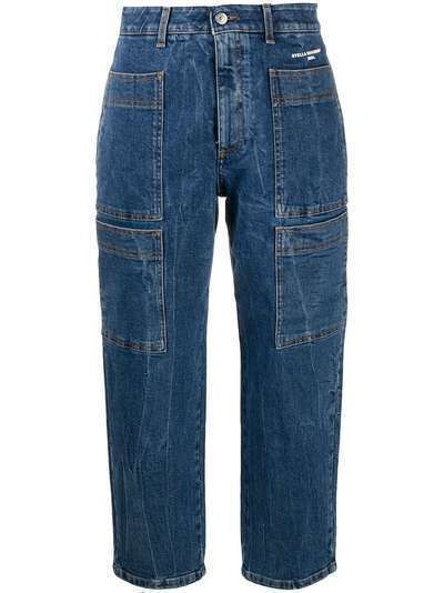 Stella McCartney укороченные джинсы с карманами