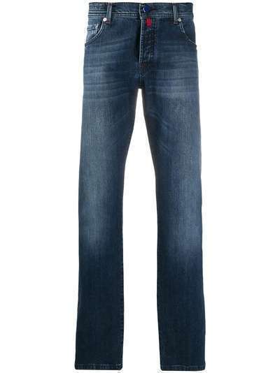 Kiton прямые джинсы средней посадки