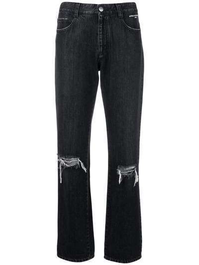 Stella McCartney джинсы прямого кроя с прорезями