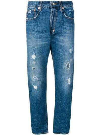 Haikure прямые джинсы с эффектом потертости