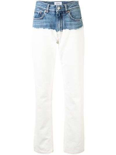 Givenchy двухцветные джинсы
